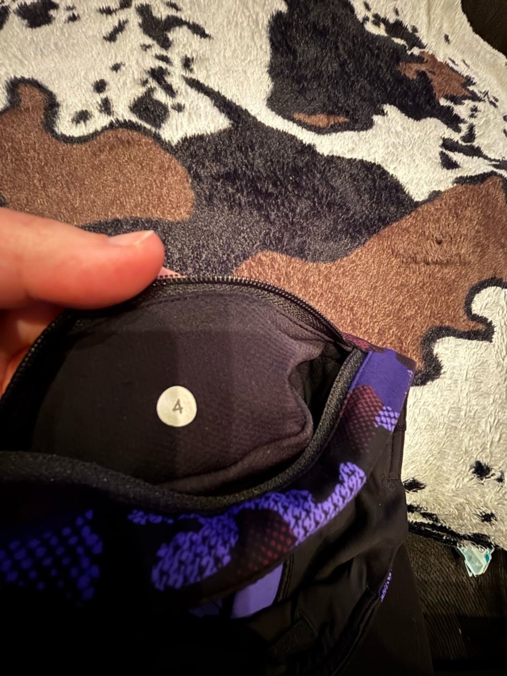 Lululemon Purple & Black Camo Leggings - Picture 7 of 7